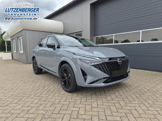 Nissan Qashqai 1.3 DIG-T MHEV 158 PS X-Tronic N-Design Head-Up Display Teil-Leder Klimaautomatik Sitzheizung Lenkradheizung Navi elektr. Heckklappe ACC PDC v+h 360&deg;Kamera DAB Bluetooth Touchscreen Apple CarPlay Android Auto 19"Zoll 