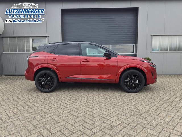 Nissan Qashqai 1.3 DIG-T MHEV 158 PS X-Tronic N-Design Head-Up Display Teil-Leder Klimaautomatik Sitzheizung Lenkradheizung Navi elektr. Heckklappe ACC PDC v+h 360&deg;Kamera DAB Bluetooth Touchscreen Apple CarPlay Android Auto 19"Zoll 
