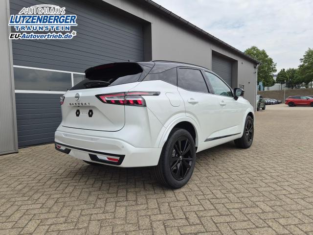Nissan Qashqai 1.3 DIG-T MHEV 158 PS X-Tronic N-Design Head-Up Display Teil-Leder Klimaautomatik Sitzheizung Lenkradheizung Navi elektr. Heckklappe ACC PDC v+h 360&deg;Kamera DAB Bluetooth Touchscreen Apple CarPlay Android Auto 19"Zoll 