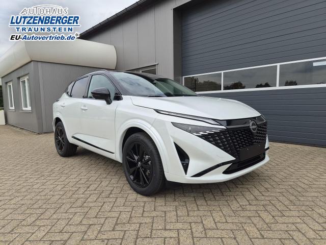 Nissan Qashqai 1.3 DIG-T MHEV 158 PS X-Tronic N-Design Head-Up Display Teil-Leder Klimaautomatik Sitzheizung Lenkradheizung Navi elektr. Heckklappe ACC PDC v+h 360&deg;Kamera DAB Bluetooth Touchscreen Apple CarPlay Android Auto 19"Zoll 