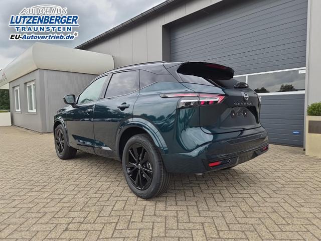 Nissan Qashqai 1.3 DIG-T MHEV 158 PS X-Tronic N-Design PanoDach Teil-Leder Klimaautomatik Sitzheizung Lenkradheizung Navi ACC PDC v+h 360&deg;Kamera DAB Bluetooth Touchscreen Apple CarPlay Android Auto 19"Zoll 