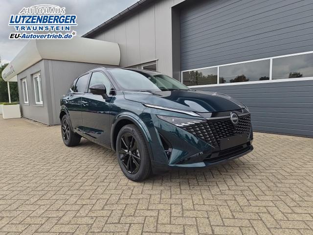 Nissan Qashqai 1.3 DIG-T MHEV 158 PS X-Tronic N-Design PanoDach Teil-Leder Klimaautomatik Sitzheizung Lenkradheizung Navi ACC PDC v+h 360&deg;Kamera DAB Bluetooth Touchscreen Apple CarPlay Android Auto 19"Zoll 