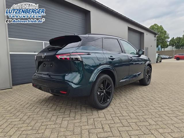 Nissan Qashqai 1.3 DIG-T MHEV 158 PS X-Tronic N-Design Head-Up Display Teil-Leder Klimaautomatik Sitzheizung Lenkradheizung Navi elektr. Heckklappe ACC PDC v+h 360&deg;Kamera DAB Bluetooth Touchscreen Apple CarPlay Android Auto 19"Zoll 