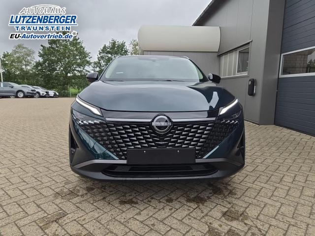Nissan Qashqai 1.3 DIG-T MHEV 158 PS X-Tronic N-Connecta Teil-Leder PanoGlasdach Klimaautomatik Sitzheizung Lenkradheizung Navi ACC PDC v+h 360&deg;Kamera DAB Bluetooth Touchscreen Apple CarPlay Android Auto 18"LM 