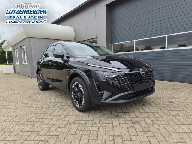 Nissan Qashqai 1.3 DIG-T MHEV 158 PS X-Tronic N-Connecta Teil-Leder PanoGlasdach Klimaautomatik Sitzheizung Lenkradheizung Navi ACC PDC v+h 360&deg;Kamera DAB Bluetooth Touchscreen Apple CarPlay Android Auto 18"LM 