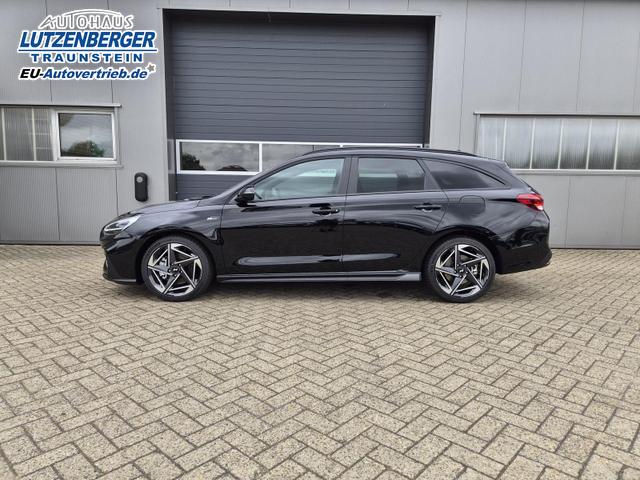 Hyundai i30 Kombi 1.6 T-GDI 150PS Automatik N-Line Sitzheizung Lenkradheizung Klimaautomatik Navi 10,3"-Touchscreen Bluelink Apple CarPlay + Android Auto PDC v+h R&uuml;ckf.Kamera 18-LM 
