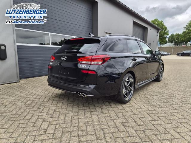 Hyundai i30 Kombi 1.6 T-GDI 150PS Automatik N-Line Sitzheizung Lenkradheizung Klimaautomatik Navi 10,3"-Touchscreen Bluelink Apple CarPlay + Android Auto PDC v+h R&uuml;ckf.Kamera 18-LM 