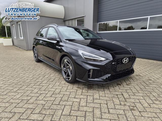 Hyundai i30 Kombi 1.6 T-GDI 150PS Automatik N-Line Sitzheizung Lenkradheizung Klimaautomatik Navi 10,3"-Touchscreen Bluelink Apple CarPlay + Android Auto PDC v+h R&uuml;ckf.Kamera 18-LM 