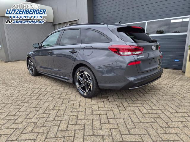 Hyundai i30 Kombi 1.6 T-GDI 150PS Automatik N-Line Sitzheizung Lenkradheizung Klimaautomatik Navi 10,3"-Touchscreen Bluelink Apple CarPlay + Android Auto PDC v+h R&uuml;ckf.Kamera 18-LM 
