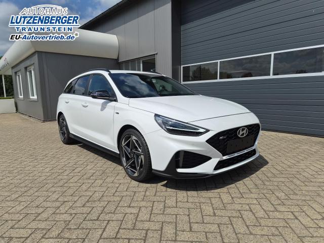 Hyundai i30 Kombi 1.6 T-GDI 150PS Automatik N-Line Sitzheizung Lenkradheizung Klimaautomatik Navi 10,3"-Touchscreen Bluelink Apple CarPlay + Android Auto PDC v+h R&uuml;ckf.Kamera 18-LM 