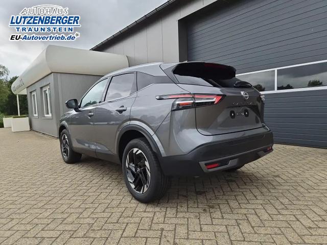 Nissan Qashqai 1.3 DIG-T MHEV 158 PS X-Tronic N-Connecta Teil-Leder PanoGlasdach Klimaautomatik Sitzheizung Lenkradheizung Navi ACC PDC v+h 360&deg;Kamera DAB Bluetooth Touchscreen Apple CarPlay Android Auto 18"LM 