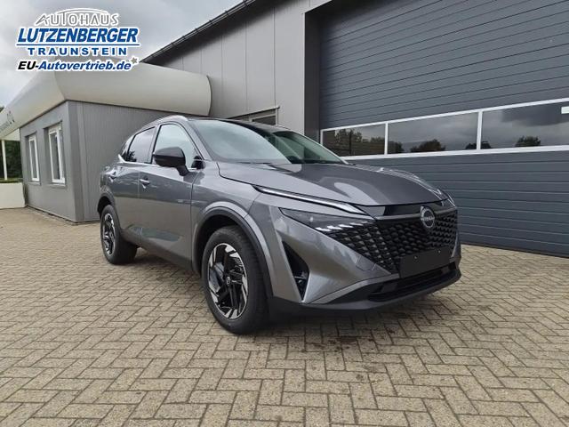 Nissan Qashqai 1.3 DIG-T MHEV 158 PS X-Tronic N-Connecta Teil-Leder PanoGlasdach Klimaautomatik Sitzheizung Lenkradheizung Navi ACC PDC v+h 360&deg;Kamera DAB Bluetooth Touchscreen Apple CarPlay Android Auto 18"LM 