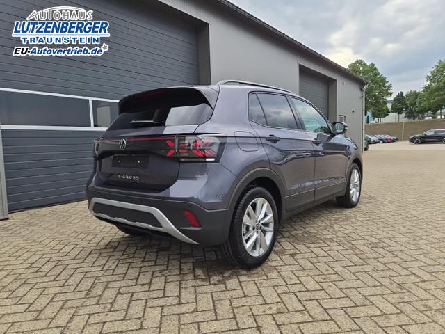 Volkswagen T-Cross 1.0 TSI 116PS DSG Life AHK (abnehmbar) IQ.LIGHT-LED-Matrix Sitzheizung R&uuml;ckf.Kamera Klimaautomatik Abstandstempomat Apple CarPlay Android Auto 