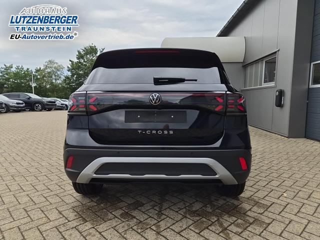 Volkswagen T-Cross 1.0 TSI 116PS DSG Life AHK (abnehmbar) IQ.LIGHT-LED-Matrix Sitzheizung R&uuml;ckf.Kamera Klimaautomatik Abstandstempomat Apple CarPlay Android Auto 