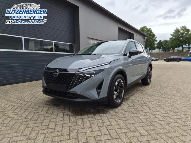 Nissan Qashqai 1.3 DIG-T MHEV 158 PS X-Tronic N-Connecta Teil-Leder PanoGlasdach Klimaautomatik Sitzheizung Lenkradheizung Navi ACC PDC v+h 360&deg;Kamera DAB Bluetooth Touchscreen Apple CarPlay Android Auto 18"LM 