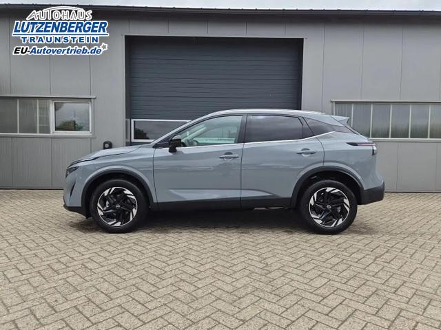 Nissan Qashqai 1.3 DIG-T MHEV 158 PS X-Tronic N-Connecta Teil-Leder PanoGlasdach Klimaautomatik Sitzheizung Lenkradheizung Navi ACC PDC v+h 360&deg;Kamera DAB Bluetooth Touchscreen Apple CarPlay Android Auto 18"LM 