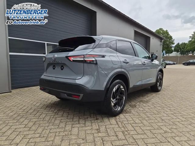 Nissan Qashqai 1.3 DIG-T MHEV 158 PS X-Tronic N-Connecta Teil-Leder PanoGlasdach Klimaautomatik Sitzheizung Lenkradheizung Navi ACC PDC v+h 360&deg;Kamera DAB Bluetooth Touchscreen Apple CarPlay Android Auto 18"LM 