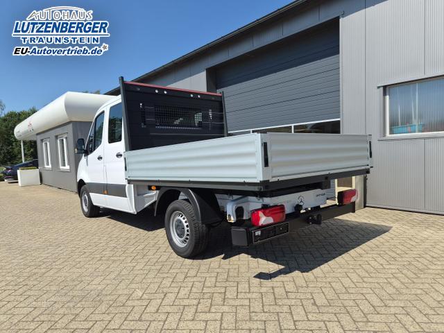 Mercedes-Benz Sprinter 317 Pritsche Doppelkabine L2 2.0 CDi 170PS Automatik Heckantrieb 3,5t 6-Sitzer AHK Klimaautomatik Bluetooth DAB Apple CarPlay Android Auto R&uuml;ckf.Kamera Tempomat Ganzj.Reifen 