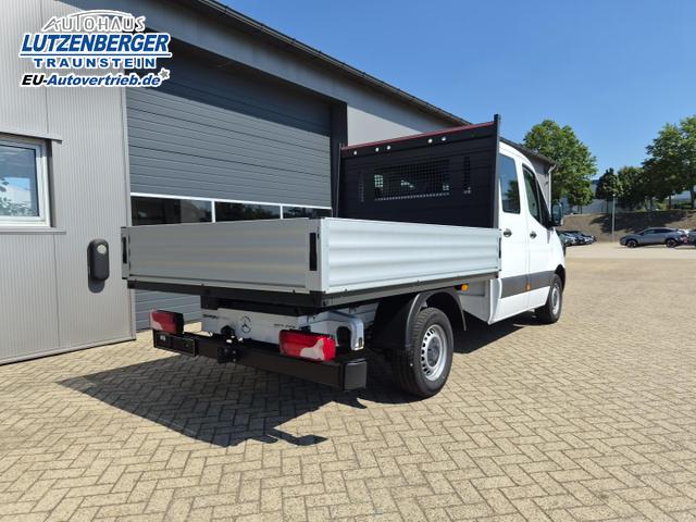 Mercedes-Benz Sprinter 317 Pritsche Doppelkabine L2 2.0 CDi 170PS Automatik Heckantrieb 3,5t 6-Sitzer AHK Klimaautomatik Bluetooth DAB Apple CarPlay Android Auto R&uuml;ckf.Kamera Tempomat Ganzj.Reifen 