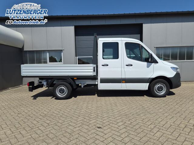 Mercedes-Benz Sprinter 317 Pritsche Doppelkabine L2 2.0 CDi 170PS Automatik Heckantrieb 3,5t 6-Sitzer AHK Klimaautomatik Bluetooth DAB Apple CarPlay Android Auto R&uuml;ckf.Kamera Tempomat Ganzj.Reifen 