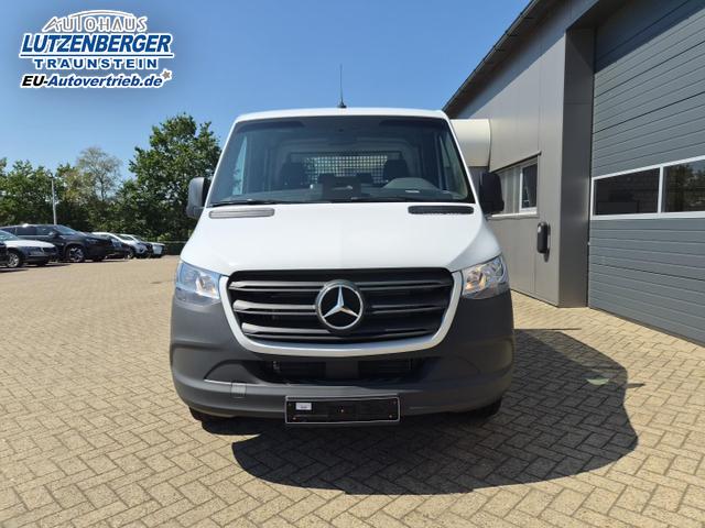 Mercedes-Benz Sprinter 317 Pritsche Doppelkabine L2 2.0 CDi 170PS Automatik Heckantrieb 3,5t 6-Sitzer AHK Klimaautomatik Bluetooth DAB Apple CarPlay Android Auto R&uuml;ckf.Kamera Tempomat Ganzj.Reifen 