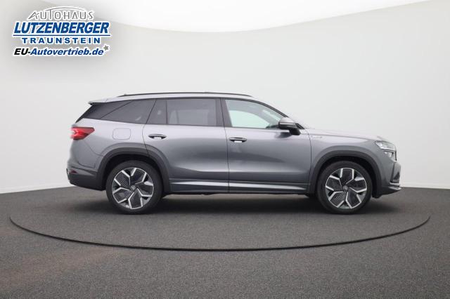 Skoda Kodiaq Sportline 1.5 TSI 204PS PHEV DSG Sitzheizung v+h Frontscheibe beheizb. 20"LM schwenkb. AHK elektr. PanoDach Alcantara PDC R&uuml;ckf.Kamera Klimaautomatik Lenkradheizung Navi Apple CarPlay Android Auto 2xKeyless vollelektr. Reichweite 116KM 