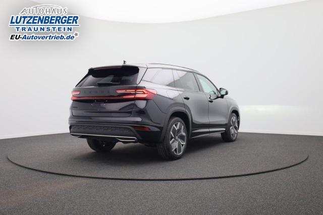 Skoda Kodiaq Sportline 1.5 TSI 204PS PHEV DSG Sitzheizung v+h Frontscheibe beheizb. 20"LM schwenkb. AHK elektr. PanoDach Alcantara PDC R&uuml;ckf.Kamera Klimaautomatik Lenkradheizung Navi Apple CarPlay Android Auto 2xKeyless vollelektr. Reichweite 116KM 