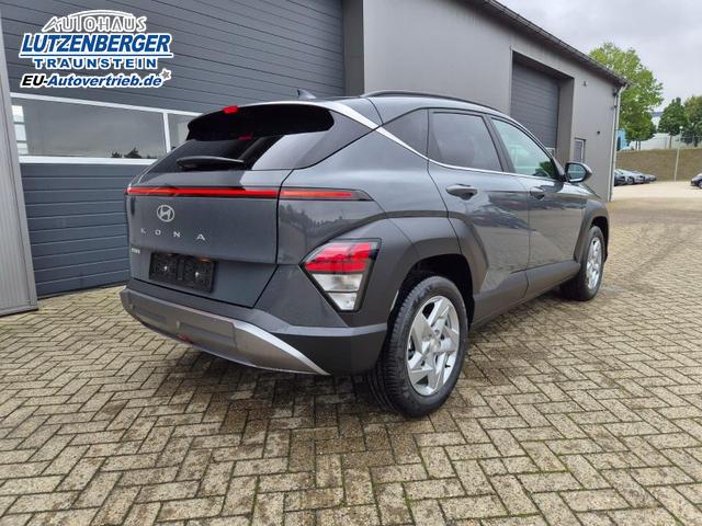 Hyundai KONA Trend 1.6 T-GDI 150PS Voll-LED-Scheinw. Sitzheizung Lenkradheizung Klimaautomatik Tempomat Navi Touchscreen DAB+ Apple CarPlay + Android Auto PDC v+h R&uuml;ckf.Kamera 2xKeyless 17-LM 