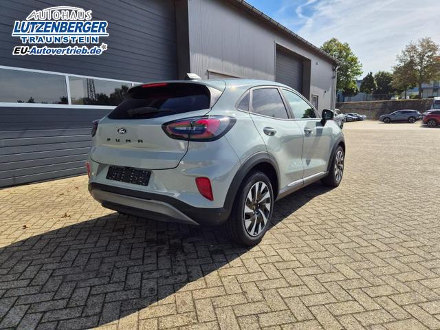Ford Puma Titanium 1.0 EcoBoost Hybrid 125PS Automatik abnehm. AHK ACC 4xKamera Klimaautomatik Sitzheizung Lenkradheizung Frontscheibe beheizb. LED-Scheinwerfer SYNC4 Bluetooth Apple CarPlay Android Auto PDC v+h 