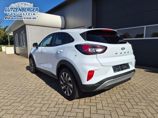Ford Puma Titanium 1.0 EcoBoost Hybrid 125PS Automatik abnehm. AHK ACC 4xKamera Klimaautomatik Sitzheizung Lenkradheizung Frontscheibe beheizb. LED-Scheinwerfer SYNC4 Bluetooth Apple CarPlay Android Auto PDC v+h 