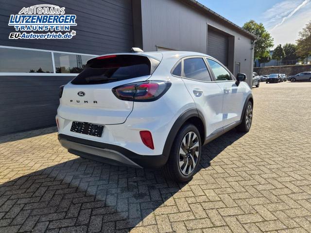 Ford Puma Titanium 1.0 EcoBoost Hybrid 125PS Automatik abnehm. AHK ACC 4xKamera Klimaautomatik Sitzheizung Lenkradheizung Frontscheibe beheizb. LED-Scheinwerfer SYNC4 Bluetooth Apple CarPlay Android Auto PDC v+h 