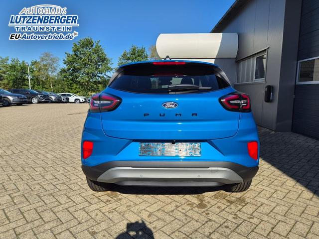 Ford Puma Titanium 1.0 EcoBoost Hybrid 125PS Automatik R&uuml;ckf.Kamera Klimaautomatik Sitzheizung Lenkradheizung Frontscheibe beheizb. LED-Scheinwerfer SYNC4 Bluetooth Apple CarPlay Android Auto PDC v+h 