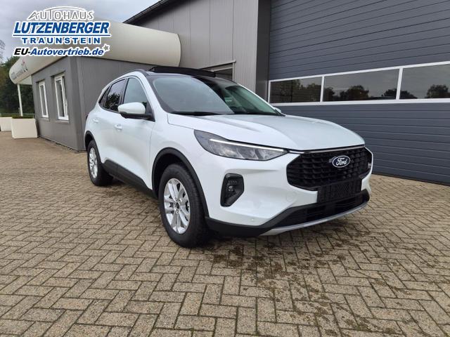 Ford Kuga Titanium 243PS PHEV Automatik schwenkb. AHK elektr. PanoDach Sitzheizung v+h Lenkradheizung Frontscheibe beheizb. Klimaautomatik Navi SYNC4 Apple CarPlay Android Auto Touchscreen PDC 4xKamera 2xKeyless 17"LM vollelektr. Reichweite 66KM 
