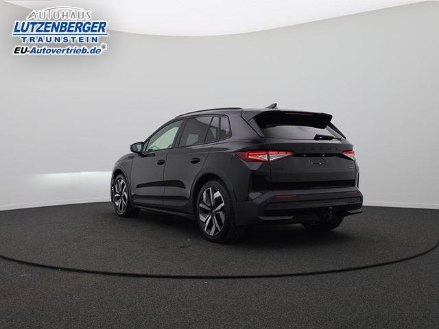 Skoda Elroq 85 Sportline 286PS Automatik schwenkb. AHK Teil-Leder Klimaautomatik Sitzheizung v+h Lenkradheizung Frontscheibe beheizb. ACC R&uuml;ckf.Kamera PDC wireless Apple Carplay Android Auto 2xKeyless 20-LM vollelektr. Reichweite 561Km 