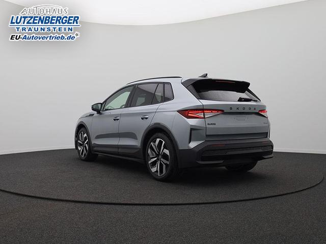 Skoda Elroq 85 Sportline 286PS Automatik schwenkb. AHK Teil-Leder Klimaautomatik Sitzheizung v+h Lenkradheizung Frontscheibe beheizb. ACC R&uuml;ckf.Kamera PDC wireless Apple Carplay Android Auto 2xKeyless 20-LM vollelektr. Reichweite 561Km 