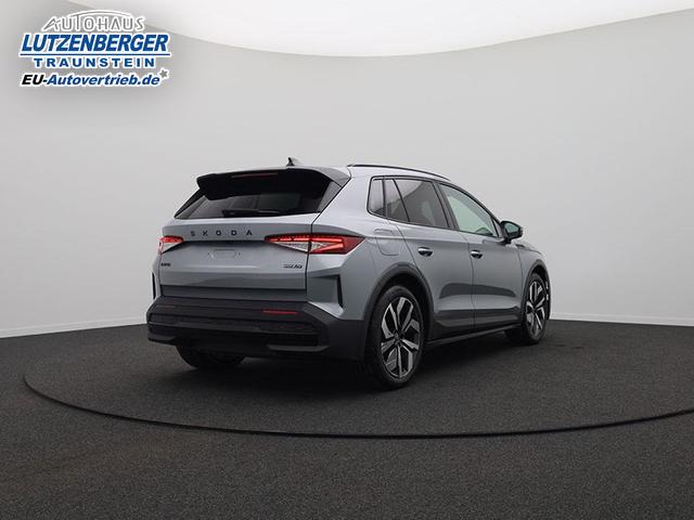 Skoda Elroq 85 Sportline 286PS Automatik schwenkb. AHK Teil-Leder Klimaautomatik Sitzheizung v+h Lenkradheizung Frontscheibe beheizb. ACC R&uuml;ckf.Kamera PDC wireless Apple Carplay Android Auto 2xKeyless 20-LM vollelektr. Reichweite 561Km 