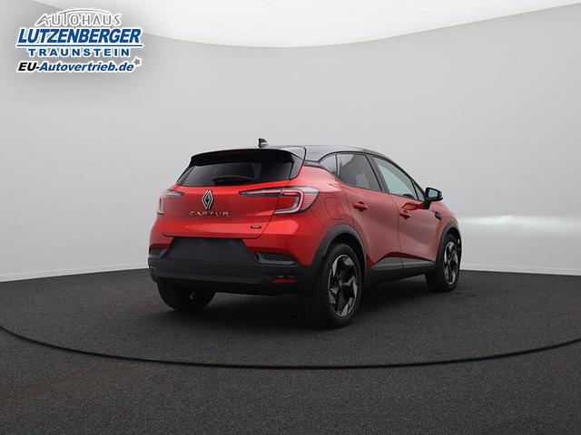 Renault Captur Techno 1.8 E-TECH Full Hybrid 158PS Automatik Sitzheizung Lenkradheizung R&uuml;ckf.Kamera PDC v+h Klimaautomatik Navi abged.Scheiben Apple CarPlay Android Auto 2xKeyless 18"LM 
