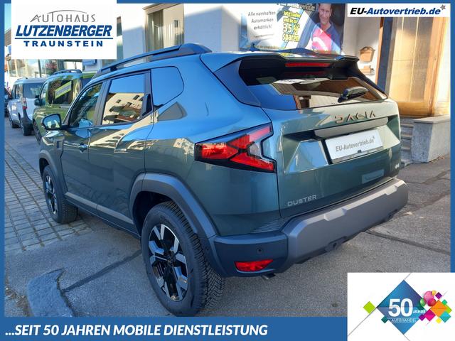 Dacia Duster - Extreme Neues Modell 1.2 TCe 130 4x4 Mild-Hybrid Lenkradheizung Sitzheizung Klimaautomatik 4x Kamera Teil-Leder City-Paket Bluetooth Apple Carplay Android Auto PDC v+h 2xKeyless 17-LM Ganzj.Reifen