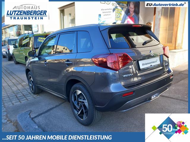 Suzuki Vitara - 1.4 Boosterjet 129PS ALLGRIP 4x4 HYBRID Comfort+ Allrad Teilleder mit Alcantara Navi Klimaautomatik Sitzheizung ACC PDC v+h Rückf.Kamera Suzuki-Radio Apple CarPlay Android Auto Touchscreen 2xKeyless 17-LM