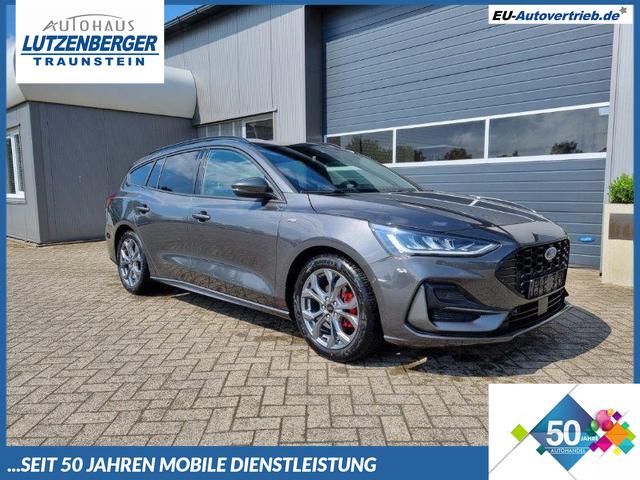 Ford Focus Turnier - 1.0 125PS ST-Line X Voll-Leder elektr. Heckklappe Winterpaket Rückf.Kamera ACC Klimaautomatik Sitzheizung Lenkradheizung Frontscheibe beheizb. Ford-Navi SYNC 4 B+O Sound DAB+ Bluetooth Apple Carplay Android Auto PDC v+h 2xKeyless 17-LM