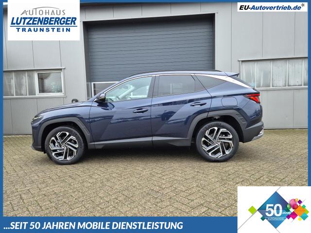 Hyundai TUCSON - 1.6 T-GDI 252PS Automatik PHEV Trend FACELIFT MY2025 Krell-Sound elektr. Heckklappe Teil-Leder Sitzheizung Lenkradheizung ACC Klimaautomatik Navi 12,3"-Touchscreen DAB+ wireless Apple CarPlay + Android Auto PDC v+h Rückf.Kamera 2xKeyless 19-LM