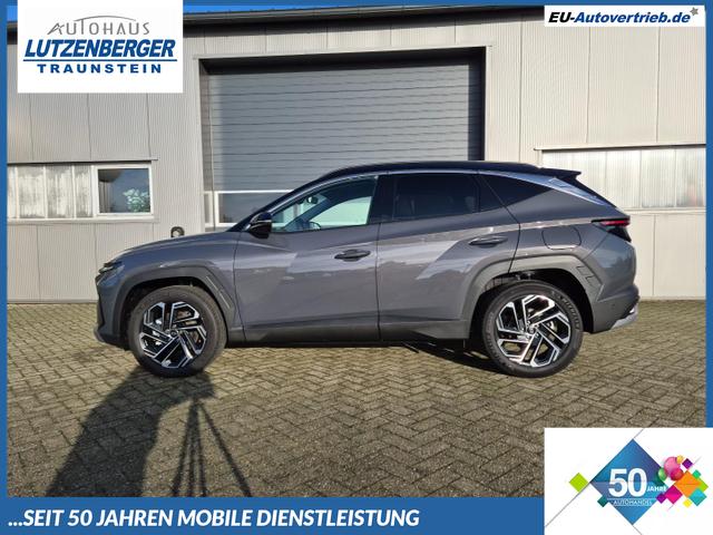 Hyundai TUCSON - 1.6 T-GDI 252PS Automatik PHEV Prime FACELIFT MY2025 Voll-Leder elektr. Heckklappe Sitzheizung v+h Lenkradheizung ACC Klimaautomatik HUD Navi Krell-Sound 12,3"-Touchscreen DAB+ wireless Apple CarPlay + Android Auto PDC 4xKamera 2xKeyless 19-LM