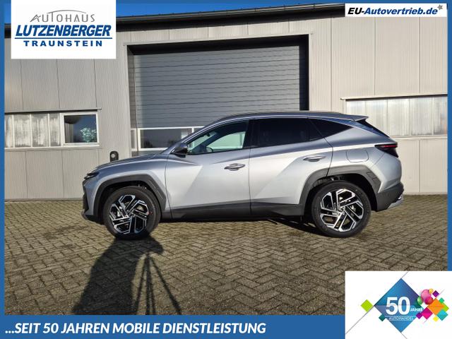 Hyundai TUCSON - 1.6 T-GDI 252PS Automatik PHEV Prime FACELIFT MY2025 Voll-Leder elektr. Heckklappe Sitzheizung v+h Lenkradheizung ACC Klimaautomatik HUD Navi Krell-Sound 12,3"-Touchscreen DAB+ wireless Apple CarPlay + Android Auto PDC 4xKamera 2xKeyless 19-LM