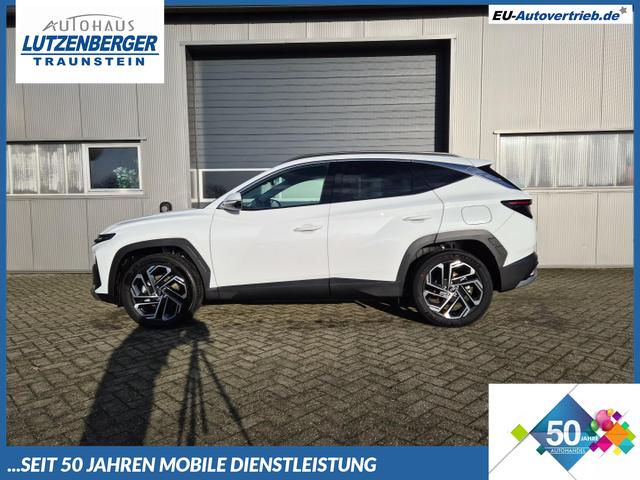 Hyundai TUCSON - 1.6 T-GDI 252PS Automatik PHEV Prime FACELIFT MY2025 Voll-Leder elektr. Heckklappe Sitzheizung v+h Lenkradheizung ACC Klimaautomatik HUD Navi Krell-Sound 12,3"-Touchscreen DAB+ wireless Apple CarPlay + Android Auto PDC 4xKamera 2xKeyless 19-LM