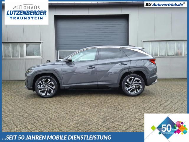 Hyundai TUCSON - 1.6 T-GDI 252PS Automatik PHEV Prime FACELIFT MY2025 Voll-Leder elektr. Heckklappe Sitzheizung v+h Lenkradheizung ACC Klimaautomatik HUD Navi Krell-Sound 12,3"-Touchscreen DAB+ wireless Apple CarPlay + Android Auto PDC 4xKamera 2xKeyless 19-LM