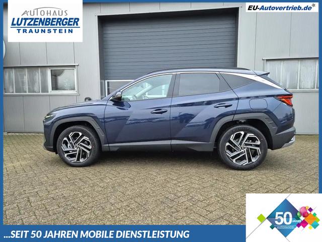 Hyundai TUCSON - 1.6 T-GDI 252PS Automatik PHEV Prime FACELIFT MY2025 Voll-Leder elektr. Heckklappe Sitzheizung v+h Lenkradheizung ACC Klimaautomatik HUD Navi Krell-Sound 12,3"-Touchscreen DAB+ wireless Apple CarPlay + Android Auto PDC 4xKamera 2xKeyless 19-LM