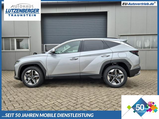 Hyundai TUCSON - Trend 1.6 T-GDI 160PS FACELIFT MY2025 elektr. Heckklappe Teil-Leder Sitzheizung v+h Lenkradheizung Klimaautomatik Navi Touchscreen DAB+ wireless Apple CarPlay + Android Auto PDC Rückf.-Kamera 2xKeyless 18-LM