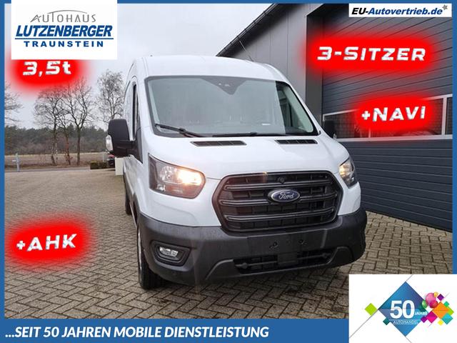 Ford Transit - L3H2 2.0 TDCi 130PS Trend 3,5t 3-Sitzer AHK Klima Navi Bluetooth DAB Frontscheibe beheizb. PDC v+h Rückf.Kamera Tempomat