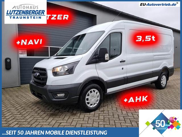 Ford Transit - L3H2 2.0 TDCi 130PS Trend 3,5t 3-Sitzer AHK Klima Navi Bluetooth DAB Frontscheibe beheizb. PDC v+h Rückf.Kamera Tempomat