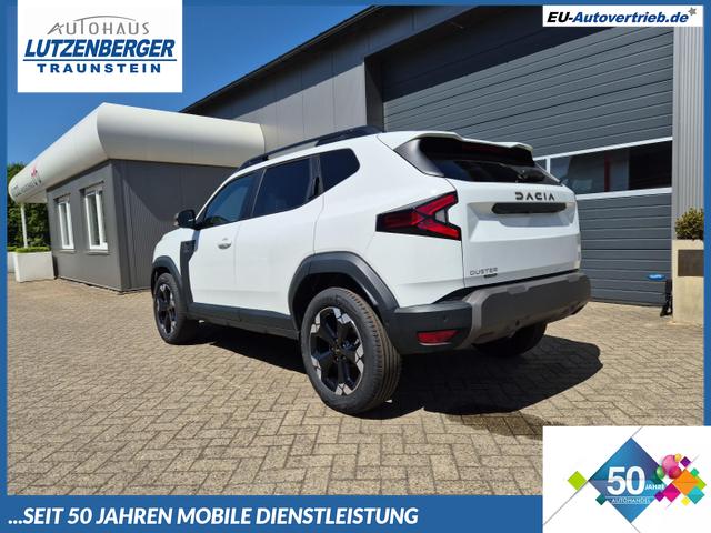 Dacia Duster - Extreme Hybrid 140PS Automatik 1.6 SCE 4x Kamera elektr.Parkbremse Teil-Leder Klimaautomatik Bluetooth Apple Carplay Android Auto PDC v+h 2xKeyless 18"LM